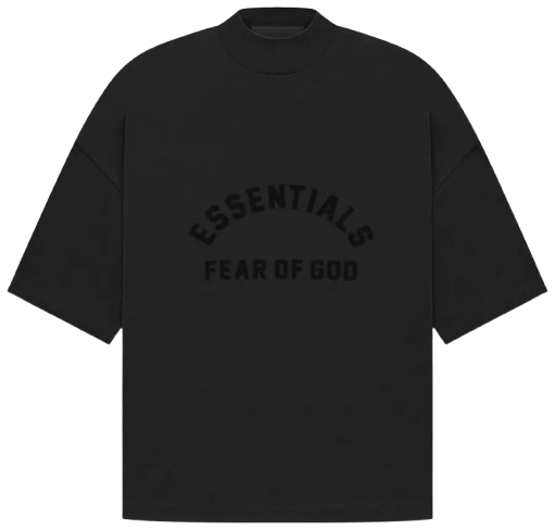 Fear of God Crewneck T-shirt Jet Black
