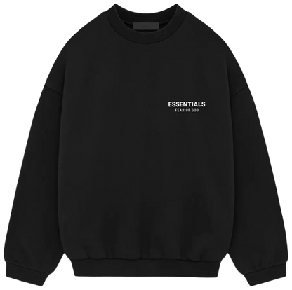 Fear of God Essentials Fleece Crewneck 'Black'