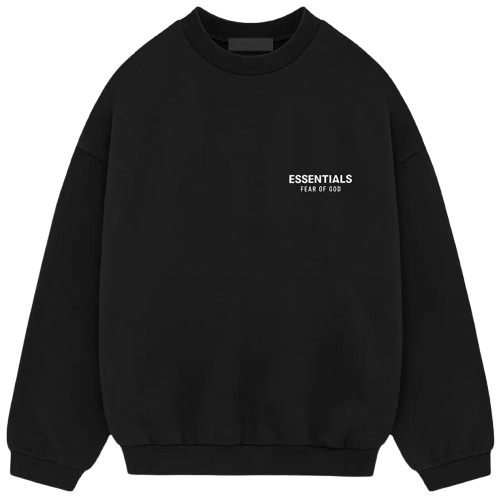 Fear of God Essentials Fleece Crewneck 'Black'