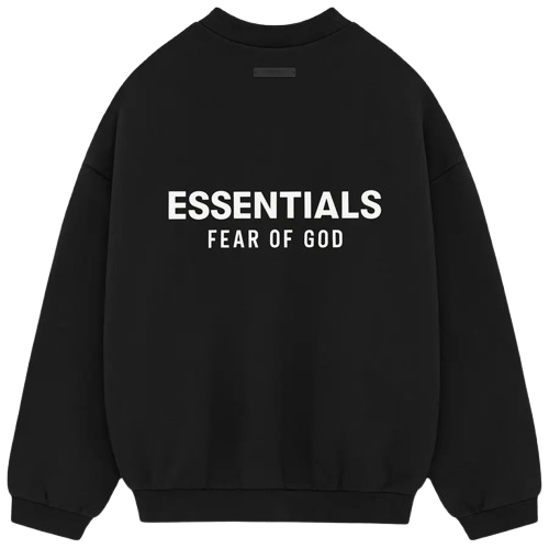 Fear of God Essentials Fleece Crewneck 'Black'