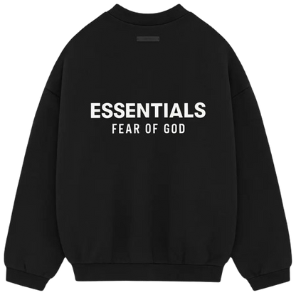 Fear of God Essentials Fleece Crewneck 'Black'