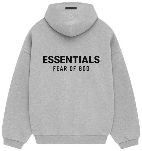 Fear of God Essentials Fleece Hoodie Light Heather Gray