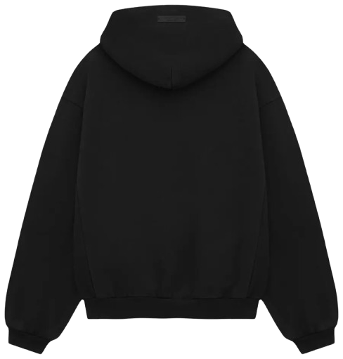 Fear of God Essentials Fleece Vintage Shrunken Hoodie 'Black